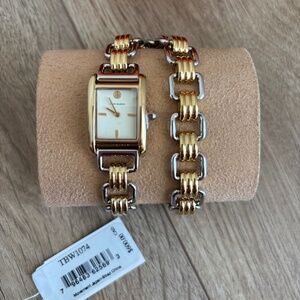 NEW Tory Burch Women’s Watch Gold & Silver Tone